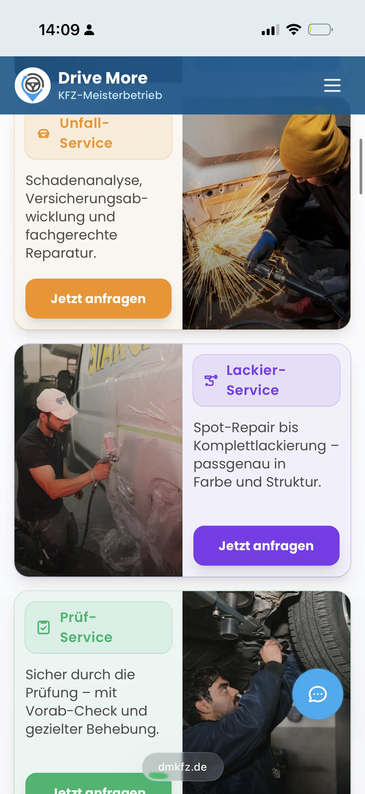 Services & Offerings - Neue Website